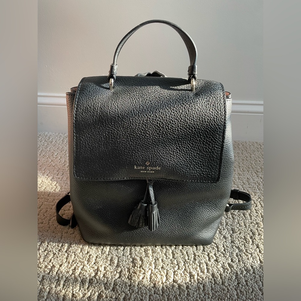 Kate Spade Black Medium Backpack